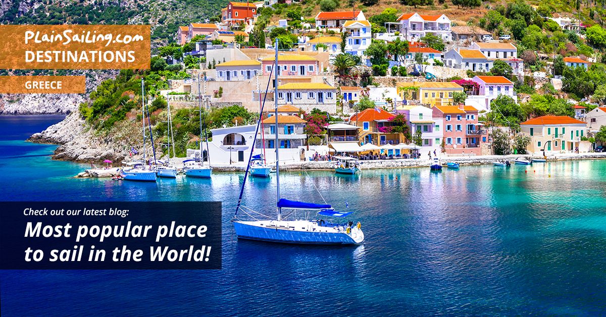 Why is Greece the most popular place to sail in the world?