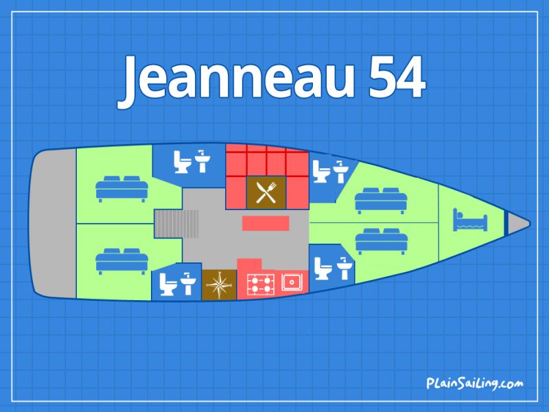 Floor Image of Jeanneau 54