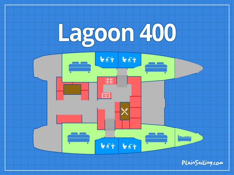 Floor Image of Lagoon 400 S2
