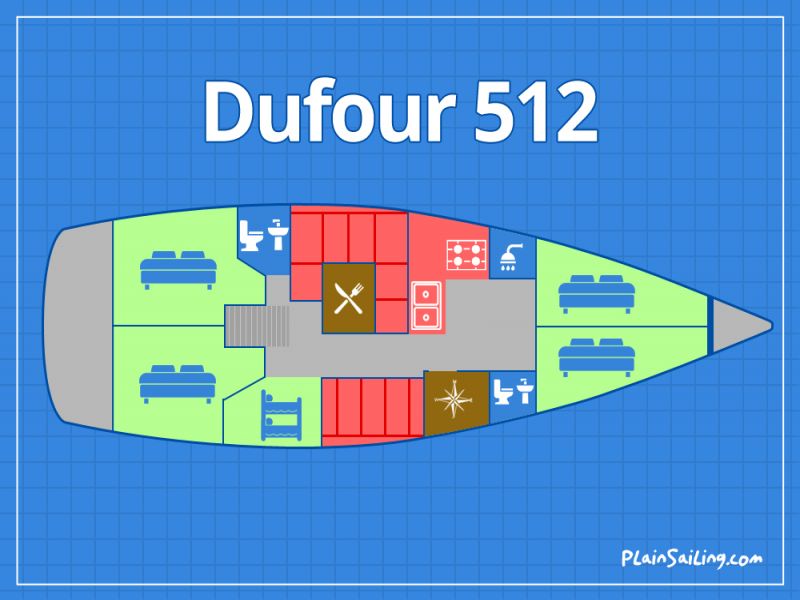 Floor Image of Dufour 512