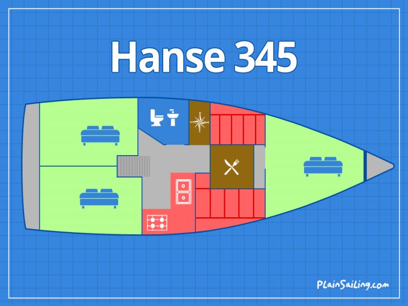 Floor Image of Hanse 345